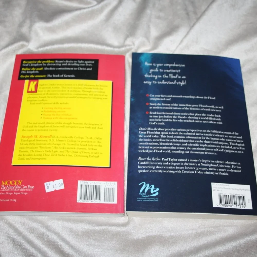 Nwt Christian book lot paperback set of 2 (Bf)